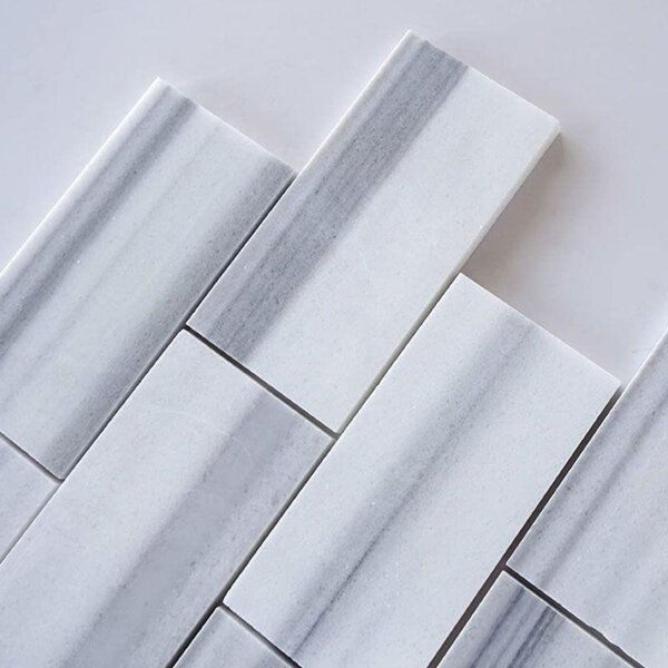 Tile & Mosaic Depot 3" x 6" Marble Look Wall & Floor Tile | Wayfair